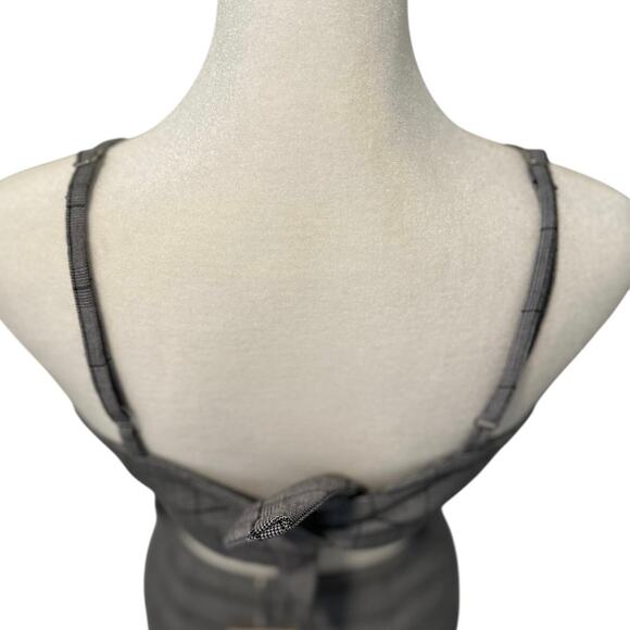 YFFS Gray Plaid Tie Back Mini Dress - Picture 8 of 12